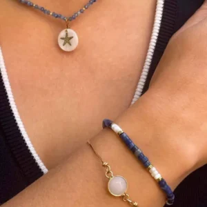 Collier SEA & Bracelet SEA - Sodalite & Nacre