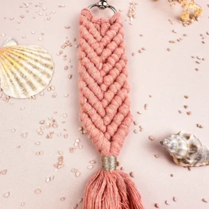 STRATÓS - Porte clef en macramé / BLOSSOM